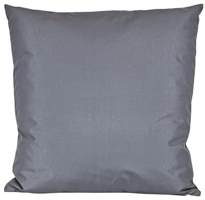 JACK 50x50cm Outdoor Lounge Kissen Dekokissen inkl. XXL-Füllung Wasserabweisend Sitzkissen Garten Stuhl Lotus Effekt, Farbe:Blaugrau