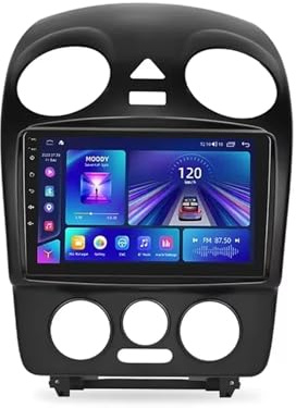 Android 14 Car Radio para Volkswagen Beetle 2002-2012 2 DIN de Coche NAVEGACIÓN con Pantalla Táctil 9 Pulgadas Reproductor Multimedia(F1 1+32G)