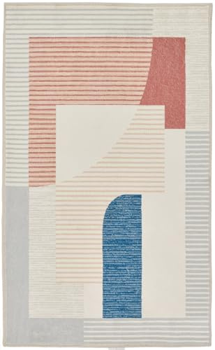 Gino Falcone Badematte - Ariella aus Polyester (Microfaser) | Größe 70 x 120 cm ; Farbe Grau Multi