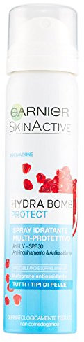 Garnier Hydra Bomb Spray Idratante Viso Multi-Protettivo, SPF30, 75 ml
