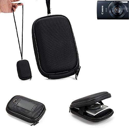 K-S-Trade Qualitativ & Innovativ Hardcase Kamera-Tasche Foto-Tasche Für Canon IXUS 155 Für Kompaktkamera Gürteltasche Case Schutz-Hülle