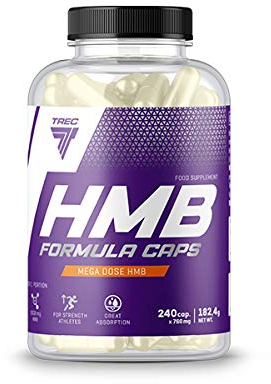 Trec Nutrition HMB Revolution L-Arginin und HMB Komplex fettfreie Muskelmasse schnellere Regeneration Training Bodybuilding 240 Kapseln