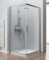 Schulte cabine de douche accès d'angle 90 x 90 x 185 cm droit avec portes de douche coulissantes, profilé aspect chromé, verre de sécurité 6 mm anticalcaire