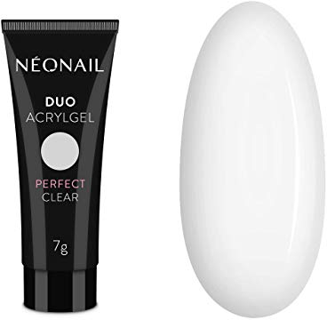 NeoNail Professional Duo Acrylgel 7g Nagelverlängerung künstliche Nägel Nagel Modeling Aufbau Gel Builder Gel (PERFECT CLEAR)