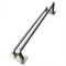 Adhésif Fort Porte-Serviettes Double Barre 40 cm, Acier Inoxydable 304, adhésif 3 M, brossé, imperméable Complet (Argent)