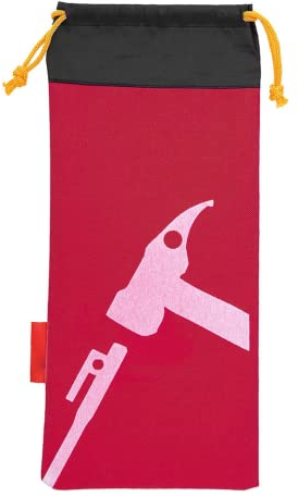 Zelt Peg Bag Camping Tragbare Stakes Hammer Nageltasche für Wandern Camping Hämmer Accessoris(Rot)