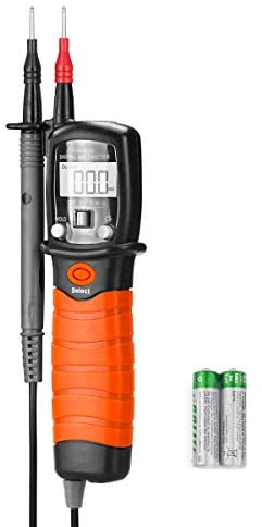BTMETER BT-38B - Multimetro digitale voltmetro, tester di continuità, AC DC 600 V, tester di tensione, corrente e resistenza