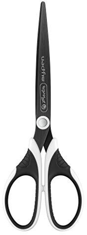 Herlitz Schere für Linkshänder my.pen, schwarz/weiß