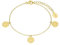 s.Oliver 2027552 Damen Armband Gold 20 cm