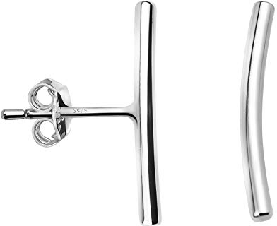 SOFIA MILANI - Damen Ohrringe 925 Silber - Ohrstecker Stab Schlicht - 20724
