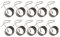 CKPSMS Marca: 10 molle di controllo della tensione #52394 compatibili con macchine da cucire Singer 185, 188, 206