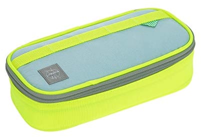 LÄSSIG Schlampermäppchen Stiftemäppchen School Spacy Pencil Case Unique blue/neon-yellow