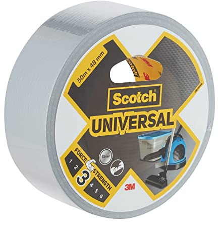 Scotch ScotchBlue 29044850S Universal Klebeband 2904, silber, 50 m x 48 mm, Standard