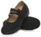 AJVANI Flat Grip Sole Padded Mary Jane Hook&Loop Comfort Shoes Size 5 38 Black