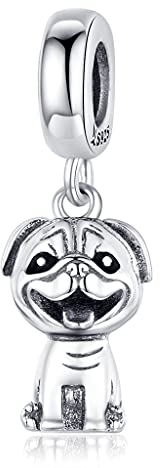 Teleye Armband Charm Bead Mops DIY Charm 925 Sterling Silber passt Pandora Armband Halskette, European Charms Armband