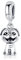 Teleye Armband Charm Bead Mops DIY Charm 925 Sterling Silber passt Pandora Armband Halskette, European Charms Armband