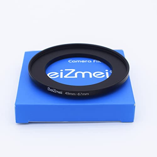 Filtre adaptateur de 49 mm à 67 mm compatible avec tous les objectifs de 49 mm UV,ND, CPL,filtre, 49 mm lentille to 67 mm appareil photo filtre (49-67 mm)