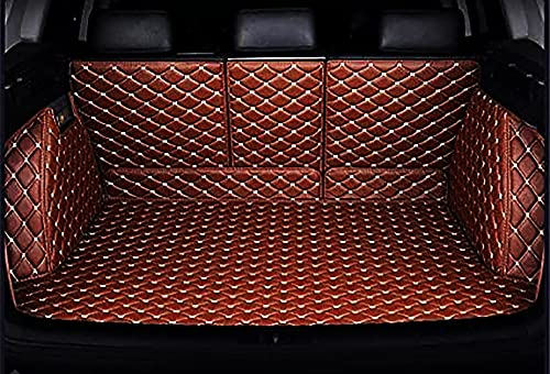Leder Kofferraummatten Kofferraumwanne, für jeep grand cherokee wk2 2011 2012 2013 2014 2015 2021 Auto Leather Car Rear Trunk Boot Mats Lederschutzunterlage Schutzpolster Interieur Dekorations Zubehör