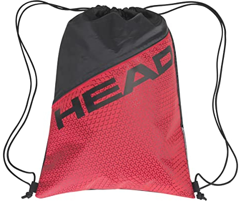 HEAD Unisex – Erwachsene Tour Team Shoe Sack Tennistasche, schwarz/rot, One Size