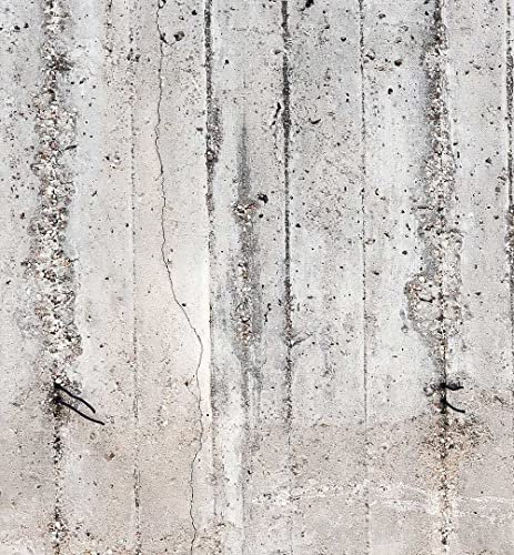 MyMaxxi Infinity Zaunsichtschutz - verwaschene Betonwand - Sichtschutzstreifen für Doppelstabmattenzaun - Windschutz Sonnenschutz Blickdicht - Sichtschutz Garten Teil2-250x100cm