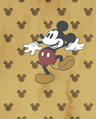 Komar Vlies Fototapete - Mickey Tap dance - Größe 200 x 250 cm - Disney, Kinderzimmer, Tapete