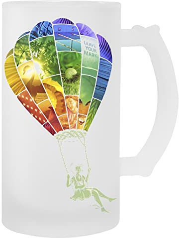 Hopestly Carpe Diem Transparent Becher Bier Herren Damen Mug Beer