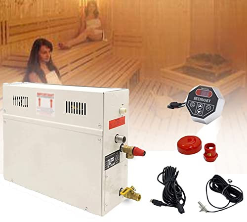 JINTAOMA Home Steam Machine Shower Steam Generator For 10.5m³ Room 35-55℃ Bath Sauna Steam Generator Home Bathroom,6KW-220V