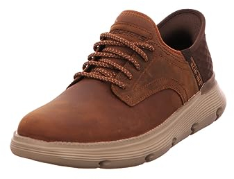 Skechers Herren Garza Gervin Schuhe, CDB Dark Brown, 48.5 EU