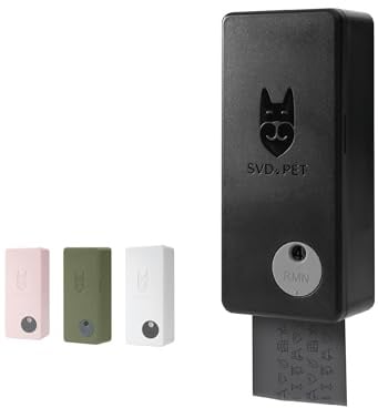 SVD.PET Dog Poop Bag Dispenser, Wall Mount Pet Waste Bag Dispenser Station