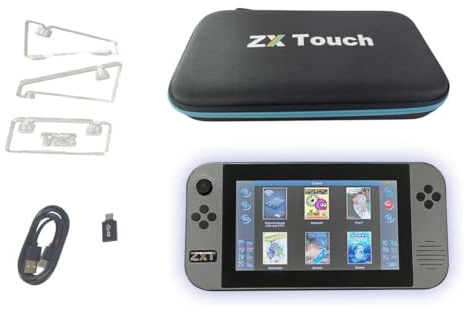 Sintech ZX Touch Handheld Spielkonsole für ZX Spectrum Spiele *mit Tasche*
