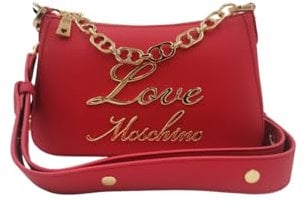Love Moschino, BORSA A SPALLA Donna, Rosso, Taglia unica