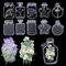120 Stück Transparente Trockenblumen Lesezeichen Getrocknete Blumen Lesezeichen DIY Lesezeichen zum Herstellen von Lesezeichen und Anderen Bastelarbeiten Personalisiertes Aufkleber