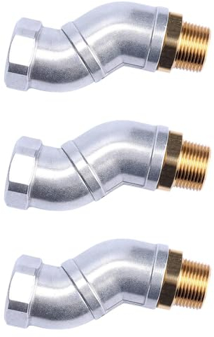 Xptieeck 3X 1 Kraftstoffschlauch Swivel 360 Drehbarer Anschluss für Kraftstoffdüse Multi Plane Fuel Plane Swivel