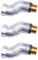 Xptieeck 3X 1 Kraftstoffschlauch Swivel 360 Drehbarer Anschluss für Kraftstoffdüse Multi Plane Fuel Plane Swivel