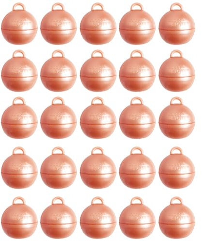 Bubble Balloon Weights - Pack of 25 (Rose Gold, 35gr)