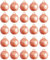 Bubble Balloon Weights - Pack of 25 (Rose Gold, 35gr)