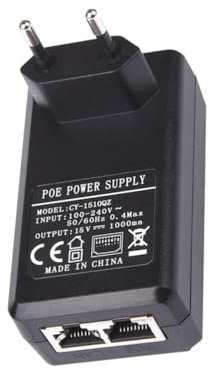 Yardenfun Brücke Power-Over-ethernet-Adapter Netzteil Für Kamera Power-Over-ethernet-stromversorgung Strom Über Ethernet Netzteil Für Router Netzteil Für Black Abs