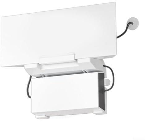 2 in 1 Wandhalterung für Starlink Gen 3, kratzfeste Netzteilhalterung Montage-Kit für Starlink Gen 3 Mesh Router und Power, Internet Kit Satelliten Wandhalterung, 200 x 140 x 100 mm