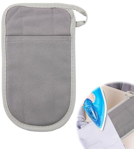 Guanto da Stiro Resistente al Calore per Vaporizzatori e Ferri da Stiro, Guanto Impermeabile e Antiscottatura, Mini Asse da Stiro Portatile per Viaggio e Casa, Adatto a Vestiti e Camicie