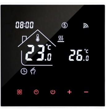 Mauedest Tuya Warm Floor Thermostat 16A Smart WiFi Temperature Controller Water Heating Thermostat of Remote Control for Home A