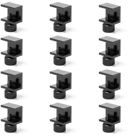 Keboyoe 12 Pcs Clip Imprimante 3D Printer Bed Clips Clip Lit Chauffant 3D Imprimante Verre Lit Clips Pince de Lit Chaud Imprimante 3D Réglable Accessoires pour imprimante 3D
