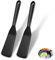 Spatule Cuisine,2 Pièces Mini Spatules Patisserie Silicone Spatule à Crêpes,Spatule Poele en Silicone pour les Poêles Anti Adhésifs,Spatule Coudée Marises de Cuisine pour Omelette,Steak
