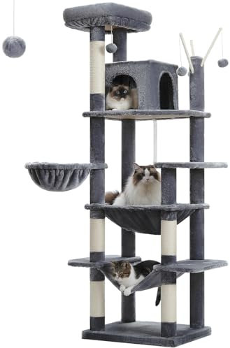 PETEPELA Moderner Kratzbaum Dark Gray