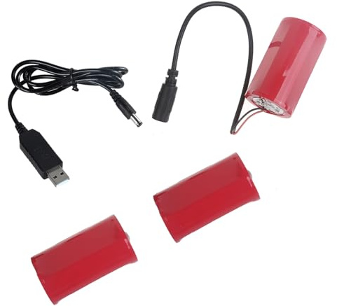 Ywmsfl USB 5 V à 4 5 V D Taille Faux Batterie Élimination Câble Alimentation Remplacement 3 x 1,5 V LR20 D Piles pour Jouets Outils Lampe de Poche