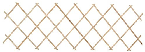 Kangqiling Lot de 5 clôtures en bois de sapin 180 x 80 cm, marron, 47240