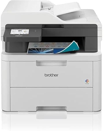 Glowster Multifunktionaler LED-Laser, Farbdruck, Scannen und Kopieren, WLAN- und USB-Konnektivität, ideal für Büro und Arbeit zu Hause.