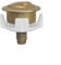 HomeVortex Dual Flush Toilet Button For Siamp For Optima 50 Cable Operated Valve Bathroom Replacement Part Easy Installation No Spring Mechanism Modern Design(gold)