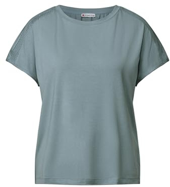 Damen Jersey-Shirt mit Mesh-Detail