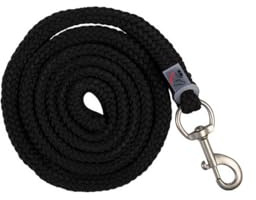HKM Samantha Lead rope with snap hook Black 180 cm