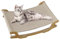 wiroouia Silla Hamaca para Gatos,Cama Rascador De Sisal | Hamaca Refrescante para Mascotas De Interior Y Exterior En Hogar Jardín O Viajes